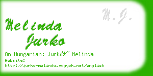 melinda jurko business card